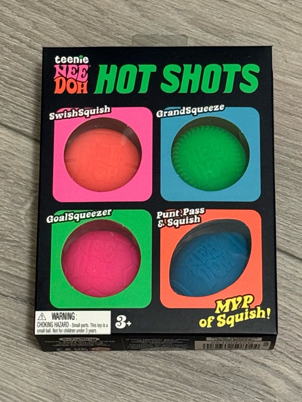 Needoh Hot Shots pack of 4